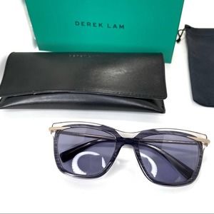 Derek Lam Vivien Ink Sunglasses Navy Blue Glasses